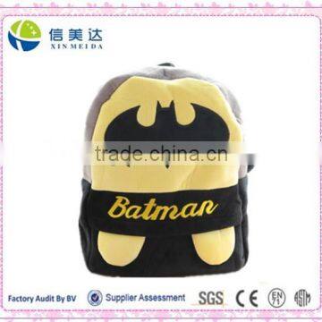 Hot sell Batman Cartoon soft plush backpack bag