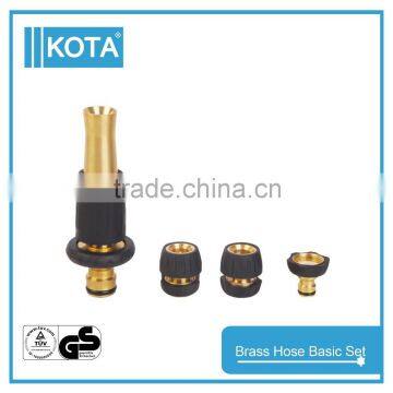 Metal Garden Accessory Brass Hose Basic Set