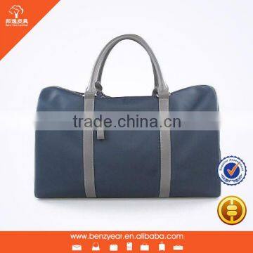 High Quality Nylon Fabric With Leather handle Man Travel Bags