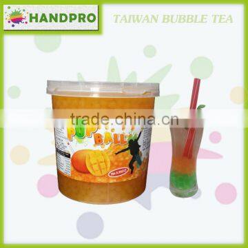 High Quality Mango Popball for Taiwan Bubble Tea drinks like Popping Boba