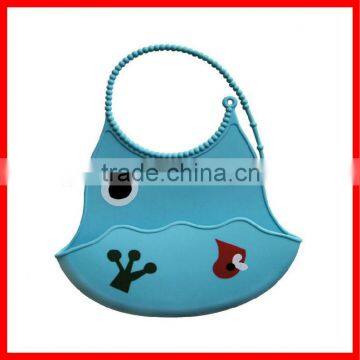 Convenient soft Kids silicone waterproof cheap baby bibs