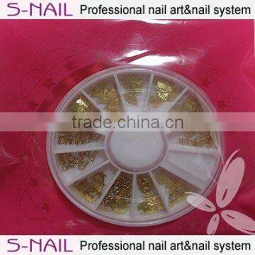 hot sell fashionable nail art accessory/ nail gold sheet wholesale