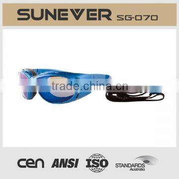 motor sunglasses with strap for rider and motorcycle