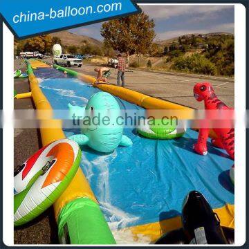 1000ft inflatable water slide/ new product inflatable road slide from Guangzhou