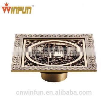 2014 Hot sell 12cm China style Bathroom Brass Floor drain top quality bathroom accessories