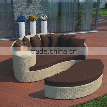 Wholesale China Manufacture Modern Round Rattan Daybed photo-6