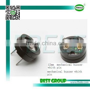 12mm mechanical buzzer whith pin FBMT1254A