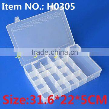 H0305 31.6*22*5Cm Plastic Box Fishing Tackle Box