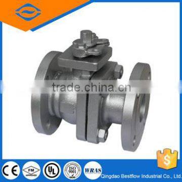 Flanged steel ball valve