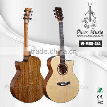 oriental cherry solid wood accoustic guitar import musical instruments (W-MBS-41A)