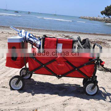 Garden Dumper Cart, Folding Beach Cart With Four Wheels photo-4
