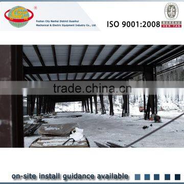 Easy build bearing large span warehouse storage facility