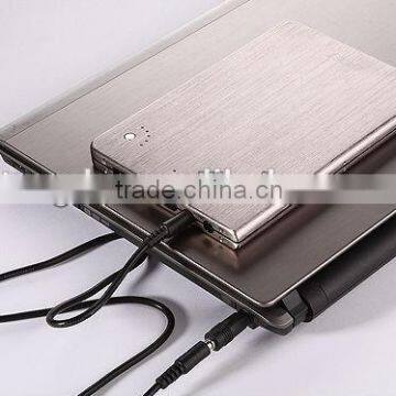 Full Capacity 16000mAh Wooden Apperance Metal Cover Laptop Power Bank for DELL HP photo-3