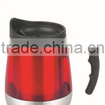 stainless steel double wall auto mug