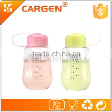 Custom logo kids plastic safe mini water bottle