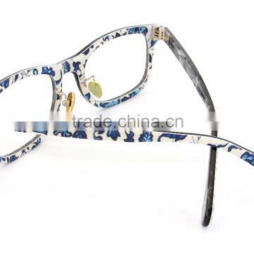 Blue And White Porcelain Design Optical Eyeglasses Frame photo-6