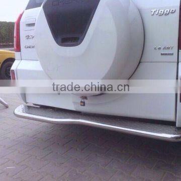 REAR BUMPER GUARD FOR CHERY TIGGO 2013,STAINLESS STEEL REAR bumper guard