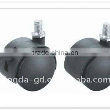 D=50mm/40mm Plastic Furniture Caster Wheel with Insert