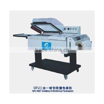 2 in 1 semi-automatic plastic bag sealing machine for film shrinking