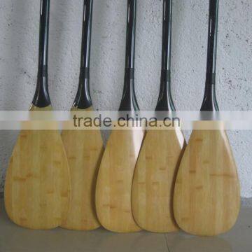 high quality bamboo carbon SUP board paddles