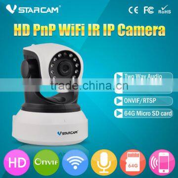 VStarcam ONVIF 720P pan tilt ir-cut cmos network cam home wireless onvif p2p ip camera cctv camera