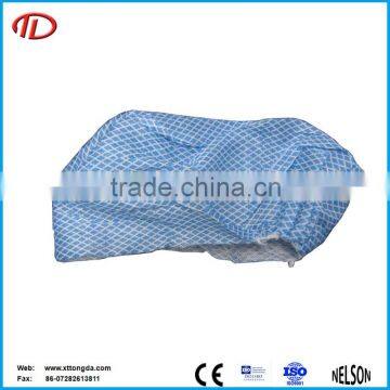 China nonwoven white paper surgical disposable bouffant nurse cap