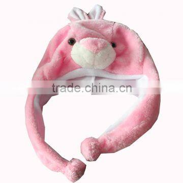 Newest Style Customized Soft Plush Animal Hat for Winter