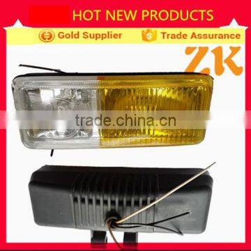 China car accessories 12V white and yellow universal auto light chrome auto accessories