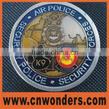 High quality security custom metal coin