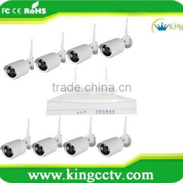 8ch white 960P wireless NVR System Kits