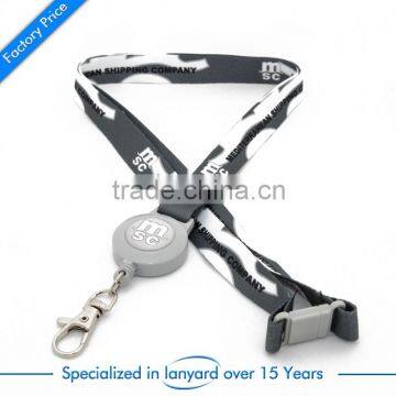 Custom Print Polyester Lanyard With Badge Reel photo-6