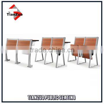 Aluminum Legs plywood classroom desk chair