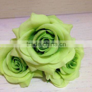 Elegant Artificial rose real touch rose head for wedding decoration