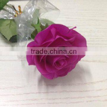 high quality artificial decorative real touch rose flower wholesale