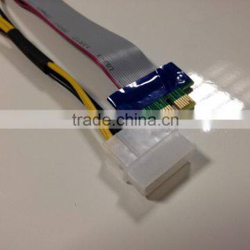 BRAND NEW PCI-Express 1x to 16x Riser Card Flex Ribbon Extension Cable
