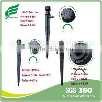 180 360 degree Adjustable Irrigation Bubbler Dripper