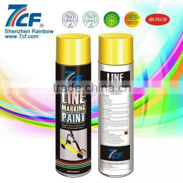 2015 Hot Sale Shenzhen Rainbow Fine Chemical Brand 7CF Acrylic Line Marking Spray Paint photo-2