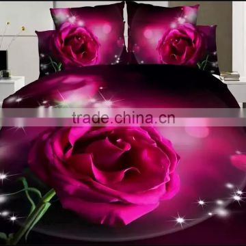 2015 home textiles bedding set 3D 100% cotton spring, autumn fashion sheet