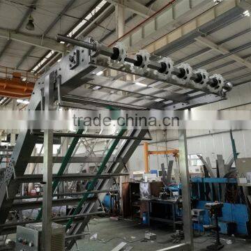 Food Grade 22% Percent Opening Modular Belt Climbing Conveyor photo-3