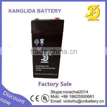 VRLA lead acid battery 4v4.5ah rechargeable digital scale battery