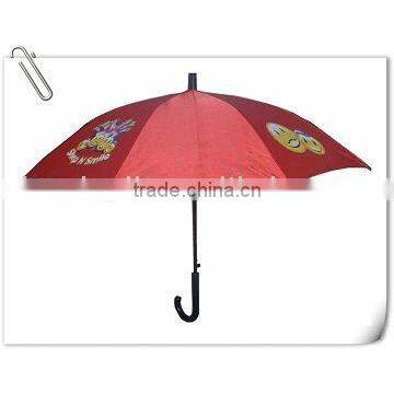 wooden shaft straight umbrella;golf umbrella