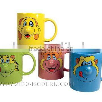 11oz coloring nose mug with imprint