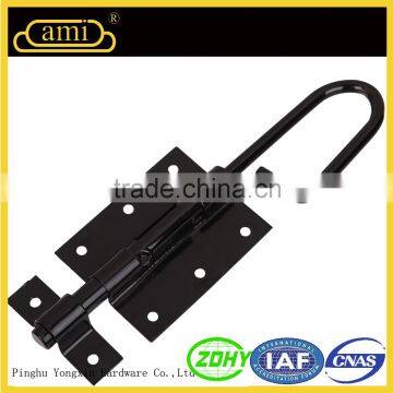 WX Galvanized Zinc plus two sided sliding gate latch