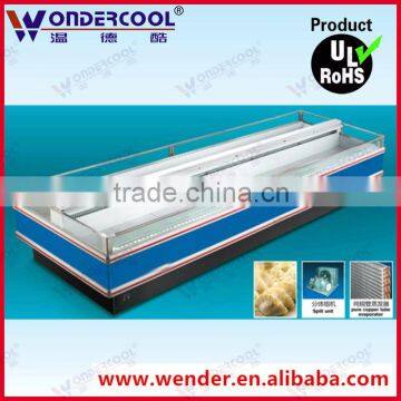 New Design Double side commercial display freezer for supermarket