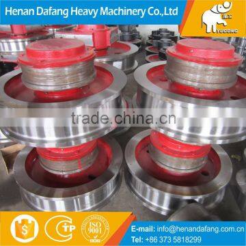 2015 Hot Sale Customized Forged Crane Wheel with Double Flange