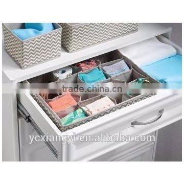 18 Cells Printed Box Case ; Underware Bra and Socks Storagespace Saver Box