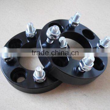 Aluminum Wheel Adapter 4-100 25mm Thickness Black photo-1