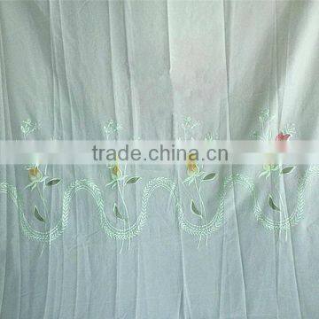 The popular new design embroidered curtain for living room