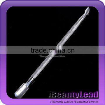 Hot sale stainless steel cuticle nail pusher silver color nail pusher