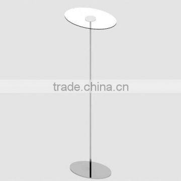 Oval plaque floor display stand/ Display riser stands